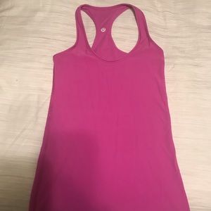 Lululemon racerback tank top.